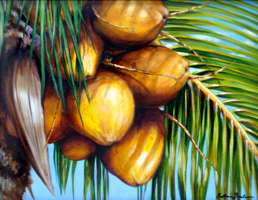 2007-catherine-buchanan-coconuts-molokai-16x20
