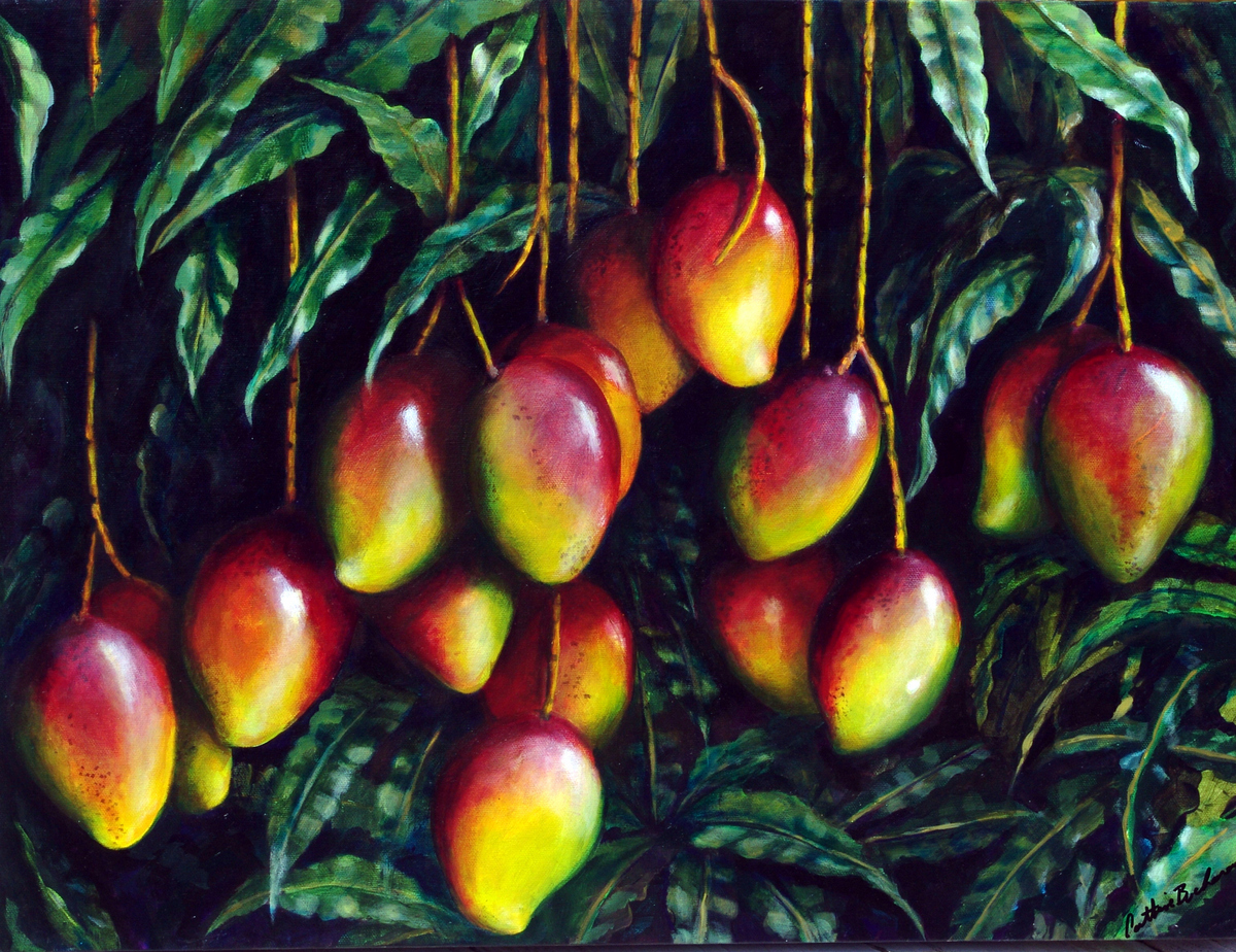 2007-ripe-mangos-molokai-catherine-buchanan-18x24